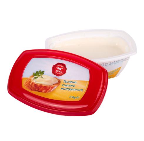 Топено сирене-Натурално ПВЦ опаковка